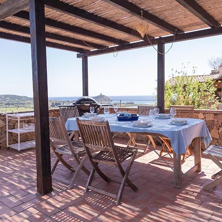 Residenza Del Barone Villa Zoe Chia - Vista Mare מראה חיצוני תמונה