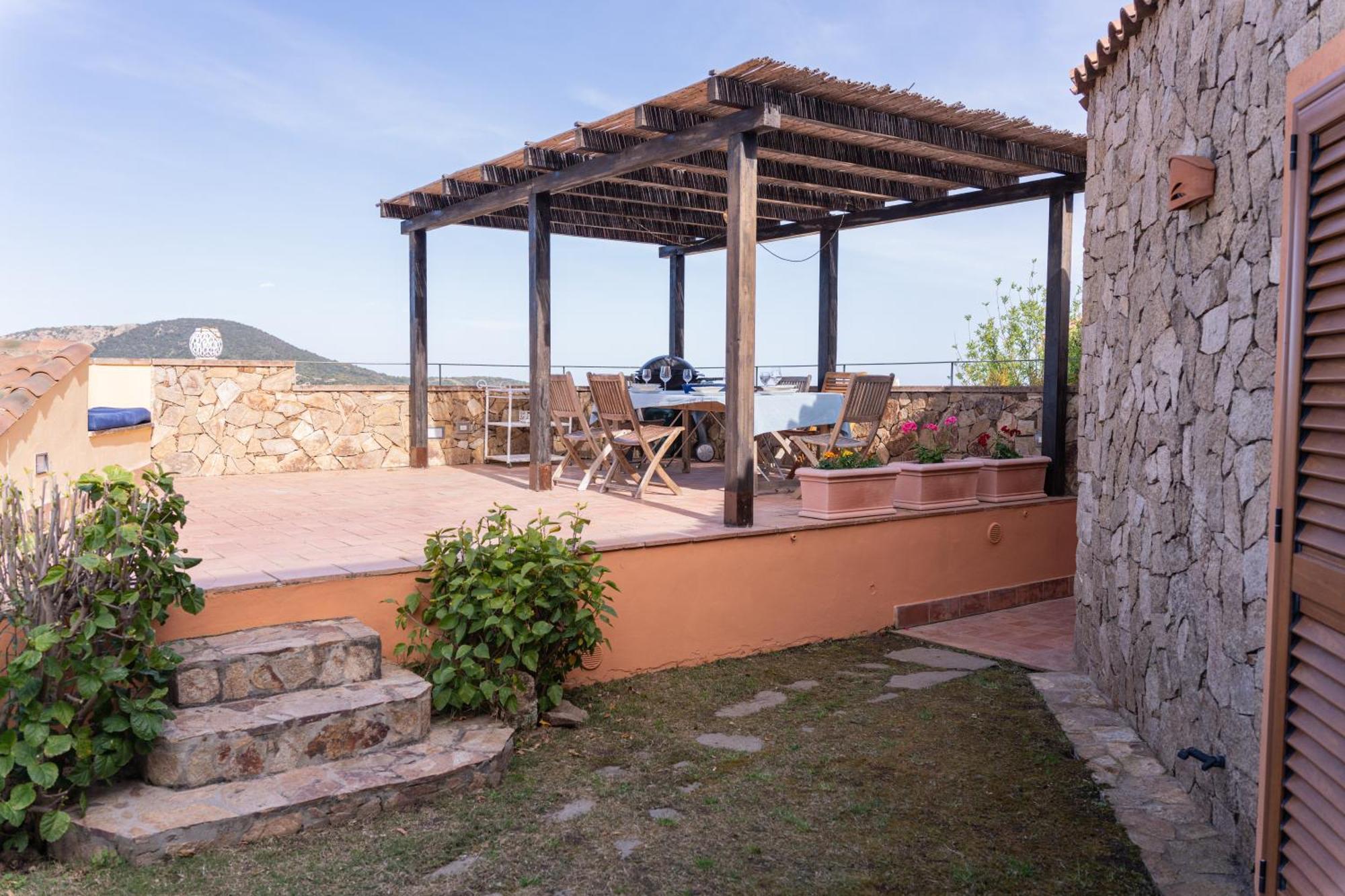Residenza Del Barone Villa Zoe Chia - Vista Mare מראה חיצוני תמונה