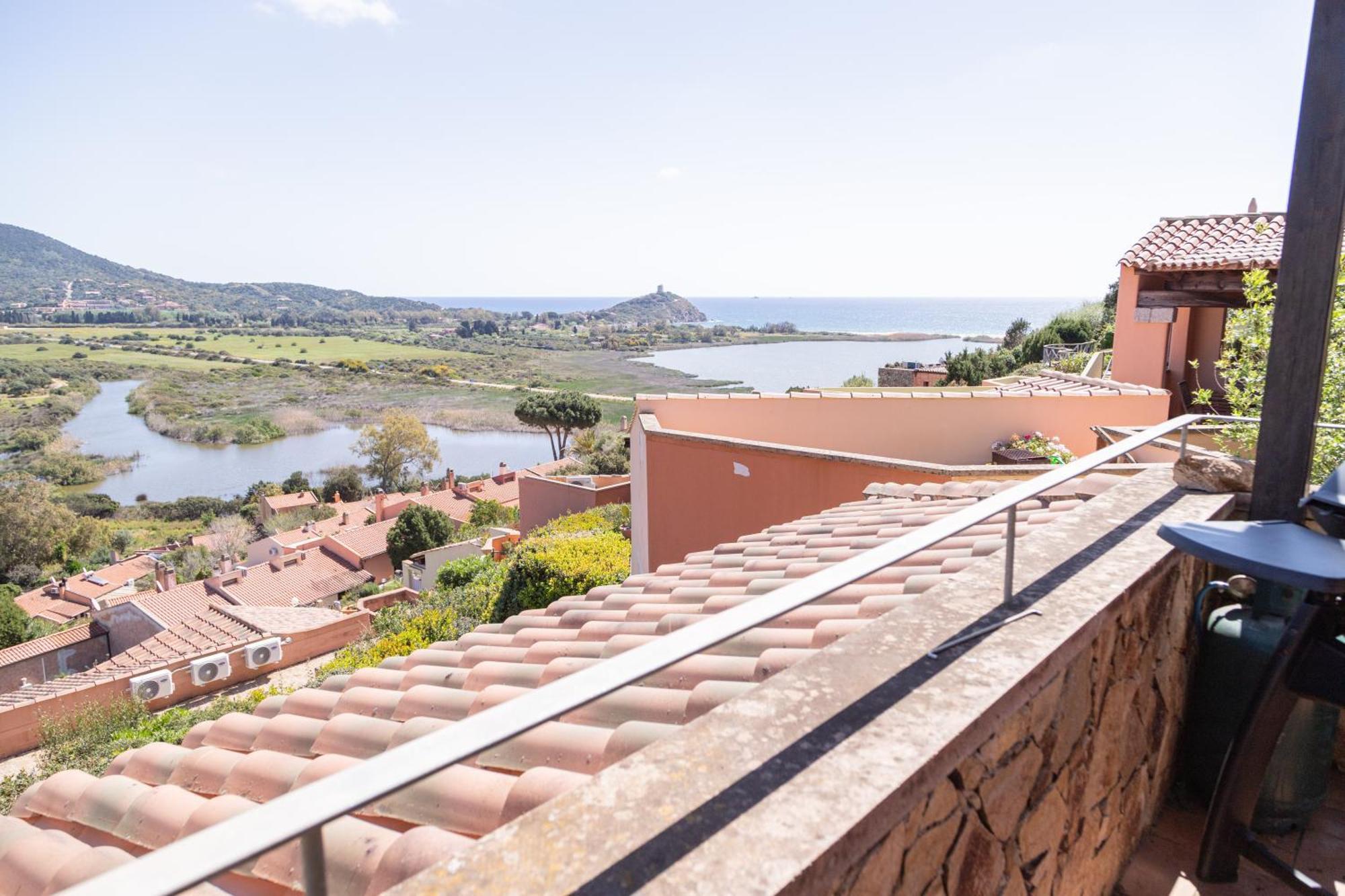 Residenza Del Barone Villa Zoe Chia - Vista Mare מראה חיצוני תמונה