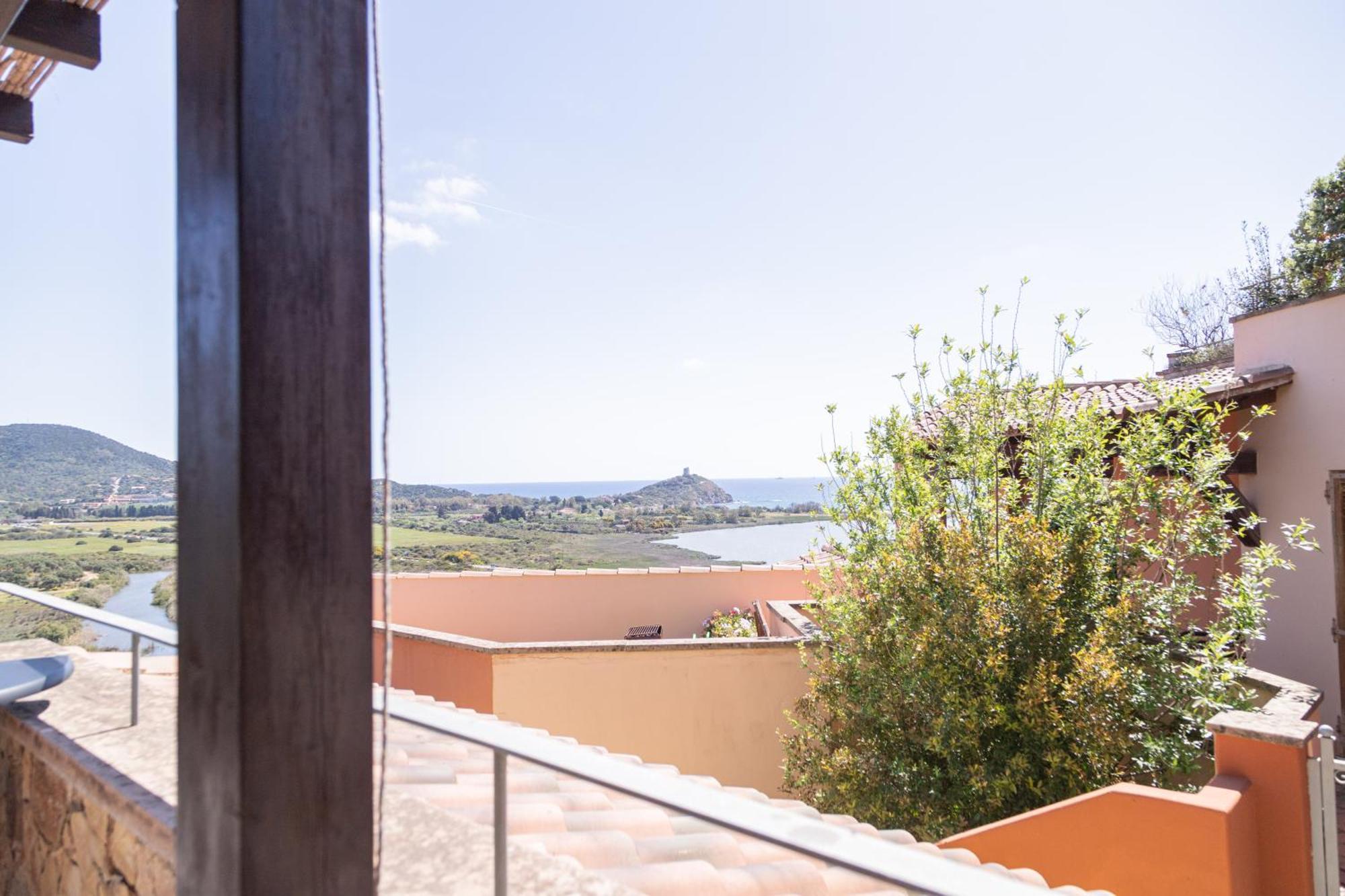 Residenza Del Barone Villa Zoe Chia - Vista Mare מראה חיצוני תמונה